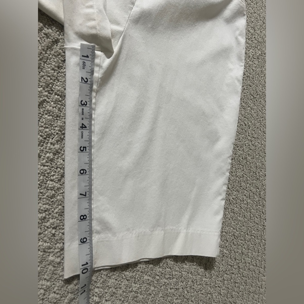 Calvin Klein Women's White Bermuda Shorts - Picture 3 of 6